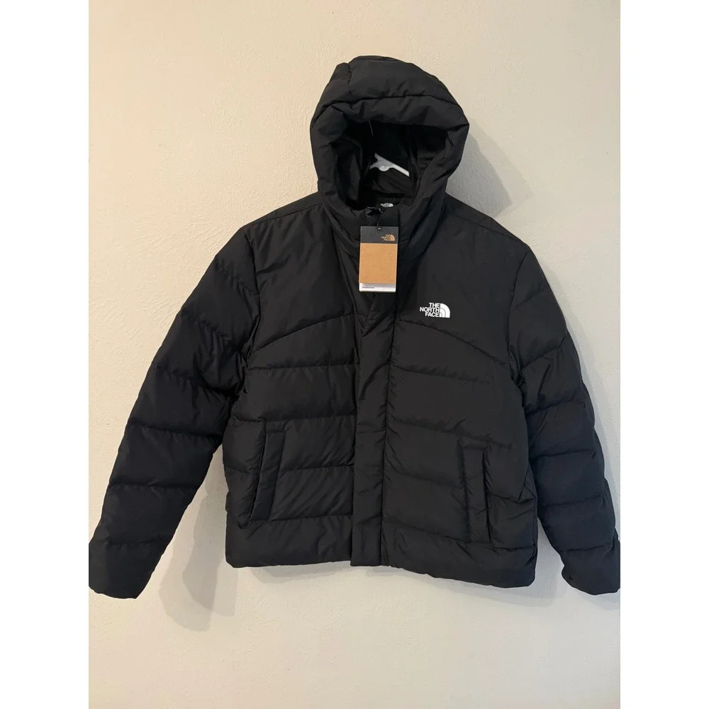 The North Face Mens Baltic 600 Fill Down Puffer Hooded Jacket Black XL